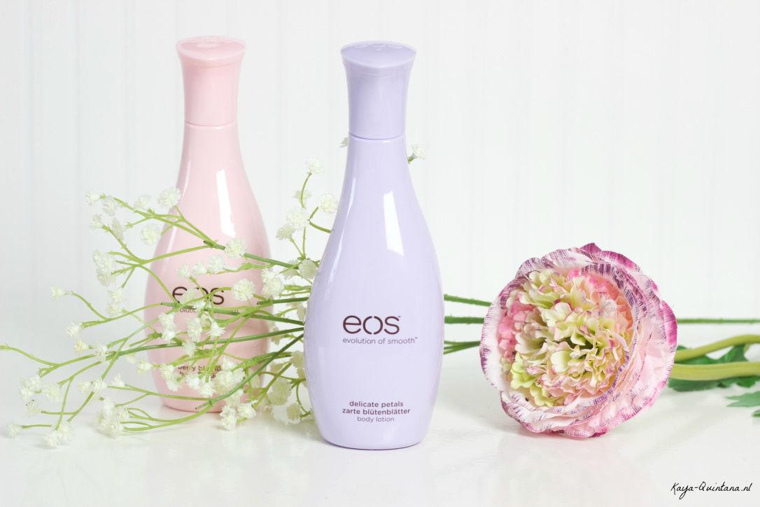 EOS body lotion in Berry blossom and Delicate petals KayaQuintana